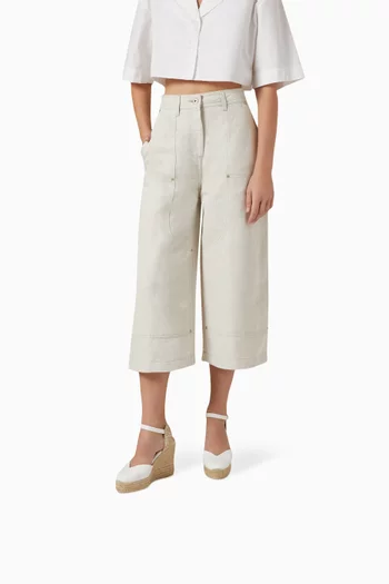 Chiarita 80 Espadrille Wedges in Canvas