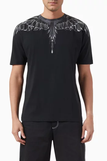Icon Wings T-shirt in Cotton Jersey