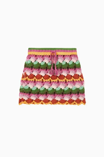 Bananas Shorts in Crochet Knit