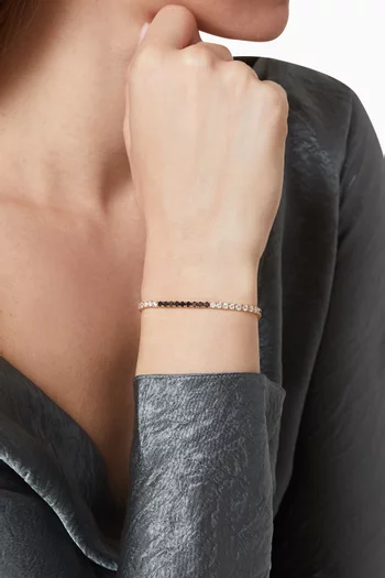Diamond Tennis Bracelet in 18kt Yellow Gold