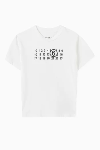 Numeric Logo T-Shirt in Cotton