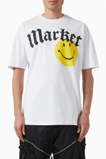 Smiley® Gothic T-shirt in Cotton-jersey