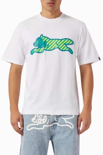 Running Dog T-shirt in Cotton Jersey