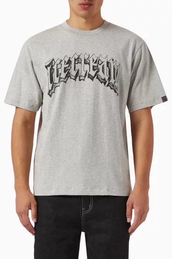 Gothic College Logo T-shirt in Cotton Jersey