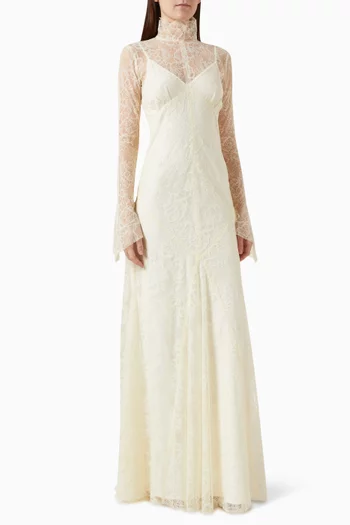 Hermosa Maxi Dress in Lace