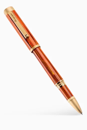 Zero Zodiac Leo Rollerball Pen in Resin & Stainless Steel