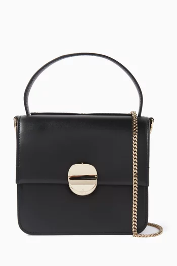 Small Penelope Top-handle Bag in Leather