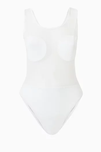 Dot Dash Mio One-piece Swimsuit in Lycra & Mesh