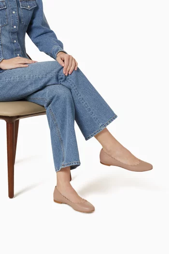 Lauren Flat Ballerinas in Nappa Sheepskin
