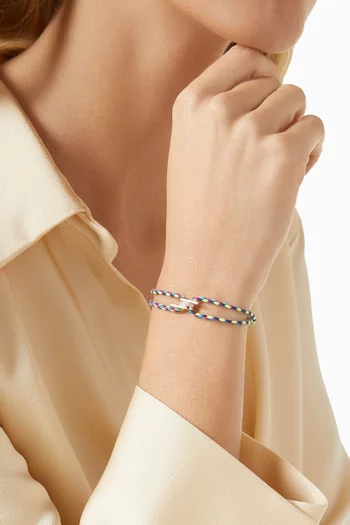 Forget me Knot Diamond Bracelet in 18kt Rose Gold