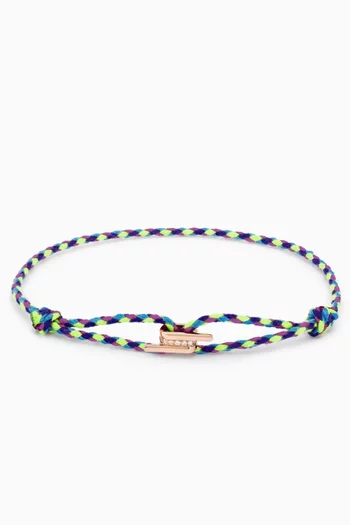 Forget me Knot Diamond Bracelet in 18kt Rose Gold