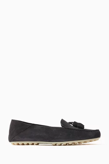 Dot Sole Loafers in Suede