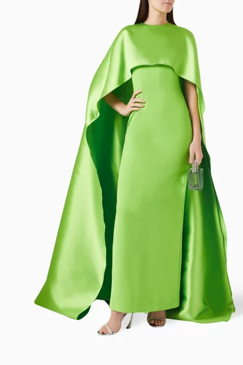 Leni Maxi Dress in Crepe
