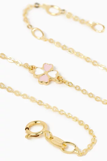 Ara Hearts Bracelet in 18kt Gold