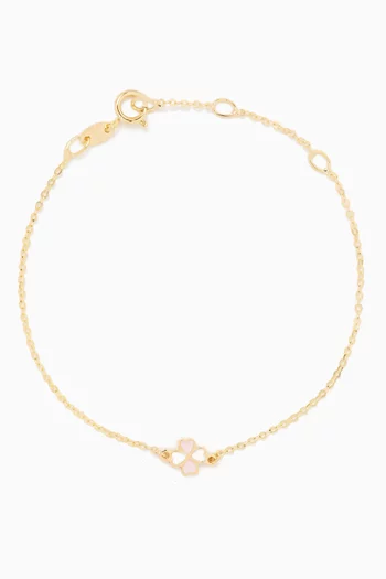 Ara Hearts Bracelet in 18kt Gold