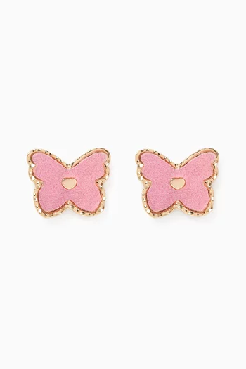 Ara Butterfly Stud Earrings in 18kt Gold