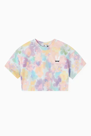 Printed Selma T-shirt in Cotton Blend