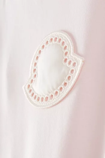 Logo Patch T-shirt in Cotton Jersey