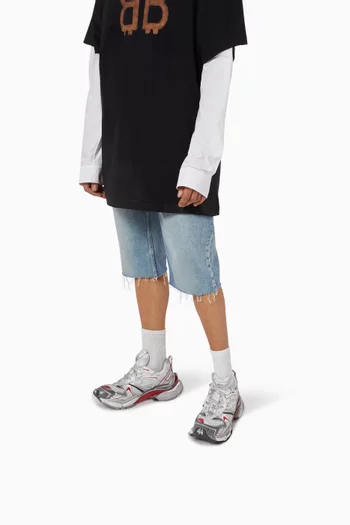 Runner 2.0 Sneakers in Mesh & Faux-leather