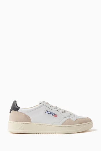 Medalist Low-top Sneakers in Leather & Suede