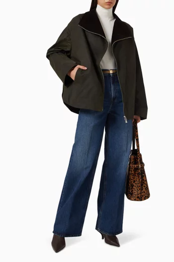 Wide-leg Jeans in Denim