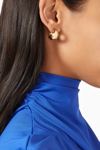 The Simone Earrings in 18kt Gold-plated Sterling Silver
