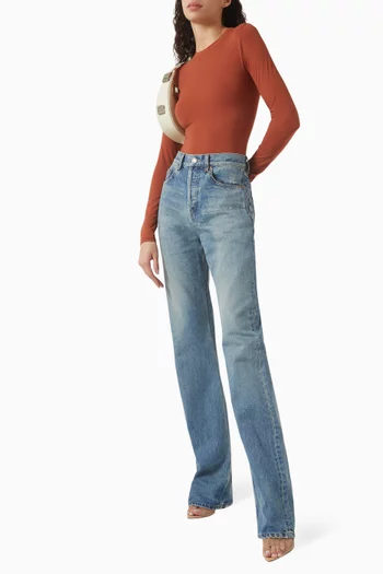 Fits Everybody Crewneck Long-sleeve Bodysuit