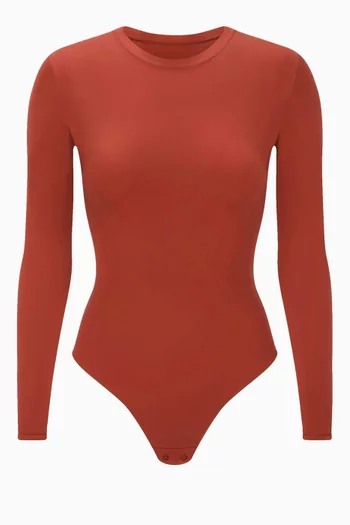 Fits Everybody Crewneck Long-sleeve Bodysuit