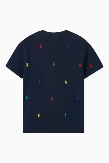 Polo Pony T-shirt in Cotton-piqué