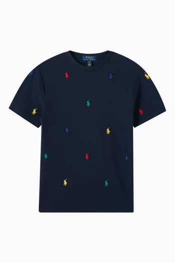 Polo Pony T-shirt in Cotton-piqué