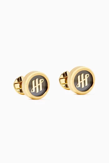 Zero Cufflinks in Stainless Steel