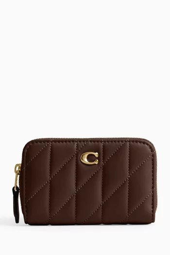 Card Case in Quilted Nappa Leather