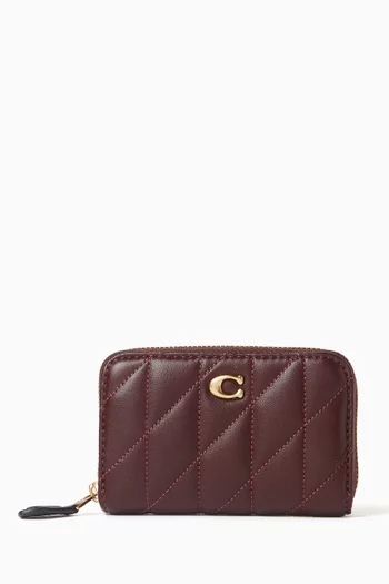 Card Case in Quilted Nappa Leather