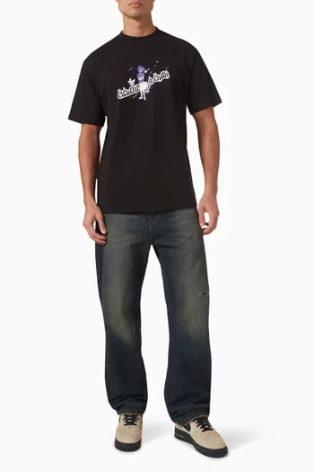Flowers in the Wind T-shirt in Cotton