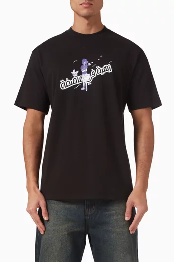 Flowers in the Wind T-shirt in Cotton