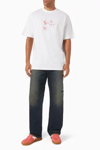 Graphic-logo T-shirt in Jersey