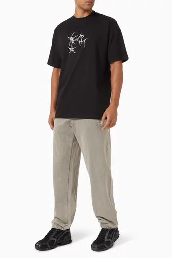 Graphic-logo T-shirt in Jersey