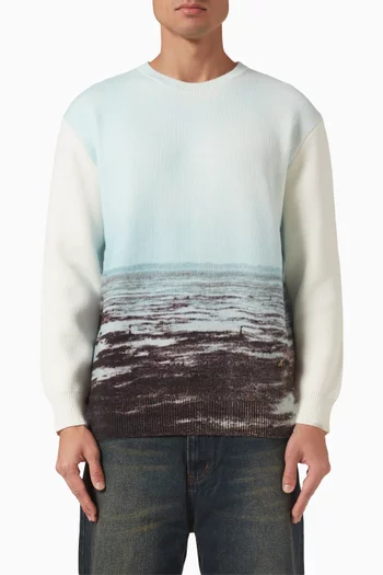 Graphic-print Sweater
