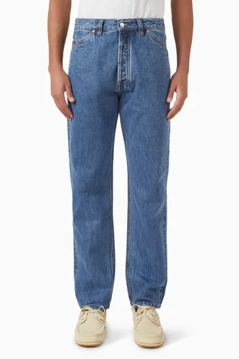 Stone Wash Japanese Selvedge Jeans in Denim