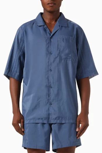 Short-sleeve Shirt in Recycled Polyester