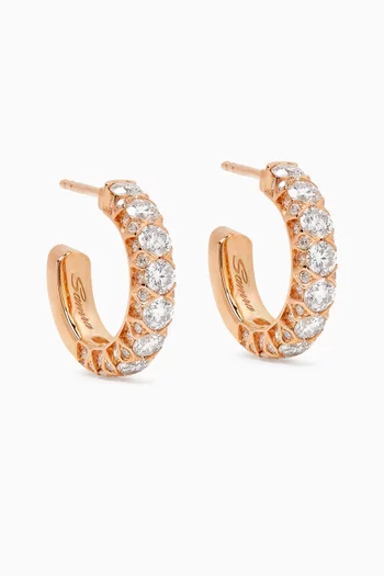 Thalj Diamond Hoop Earrings