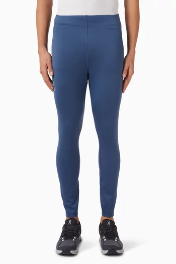 Drawstring Long Tights in Nylon-blend