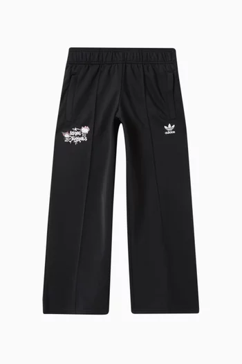 Adidas Originals x Hello Kitty SST Wide Leg Pants in Tricot