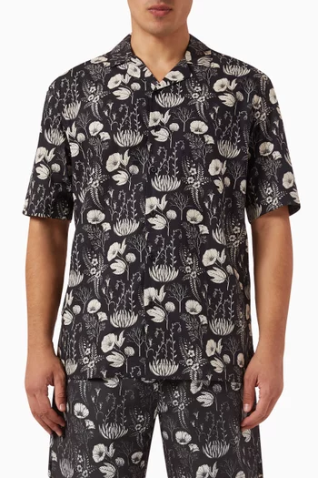 x Katie Scott Floral-print Shirt in Cotton