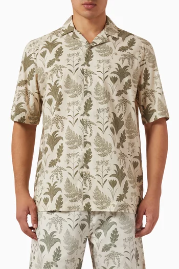x Katie Scott Floral-print Shirt in Cotton