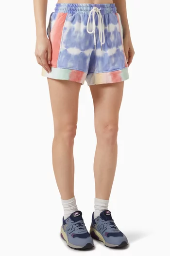 Stacey Patchwork Shorts in Cotton-blend