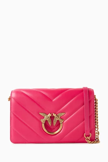 Classic Love Quilted Bag in Nappa Leather