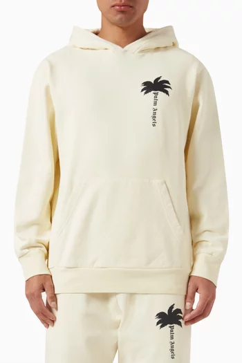 The Palm Logo Hoodie in Cotton