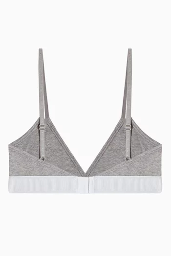 90s Vintage Logo Bralette in Cotton