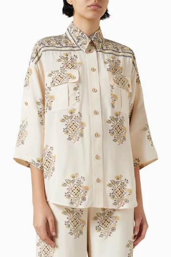 Safari Shirt in Silk